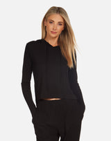 Auggie High Low Crop Hoodie