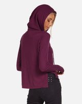 Auggie High Low Crop Hoodie