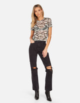 Wendell Crop Top w/ Side Slits