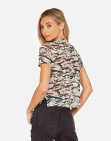 Wendell Crop Top w/ Side Slits