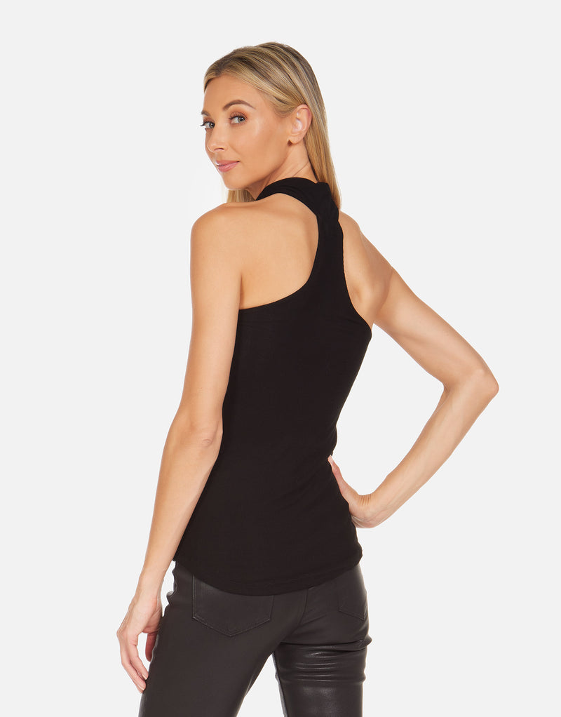 Lazaro Open Shoulder Mock Neck