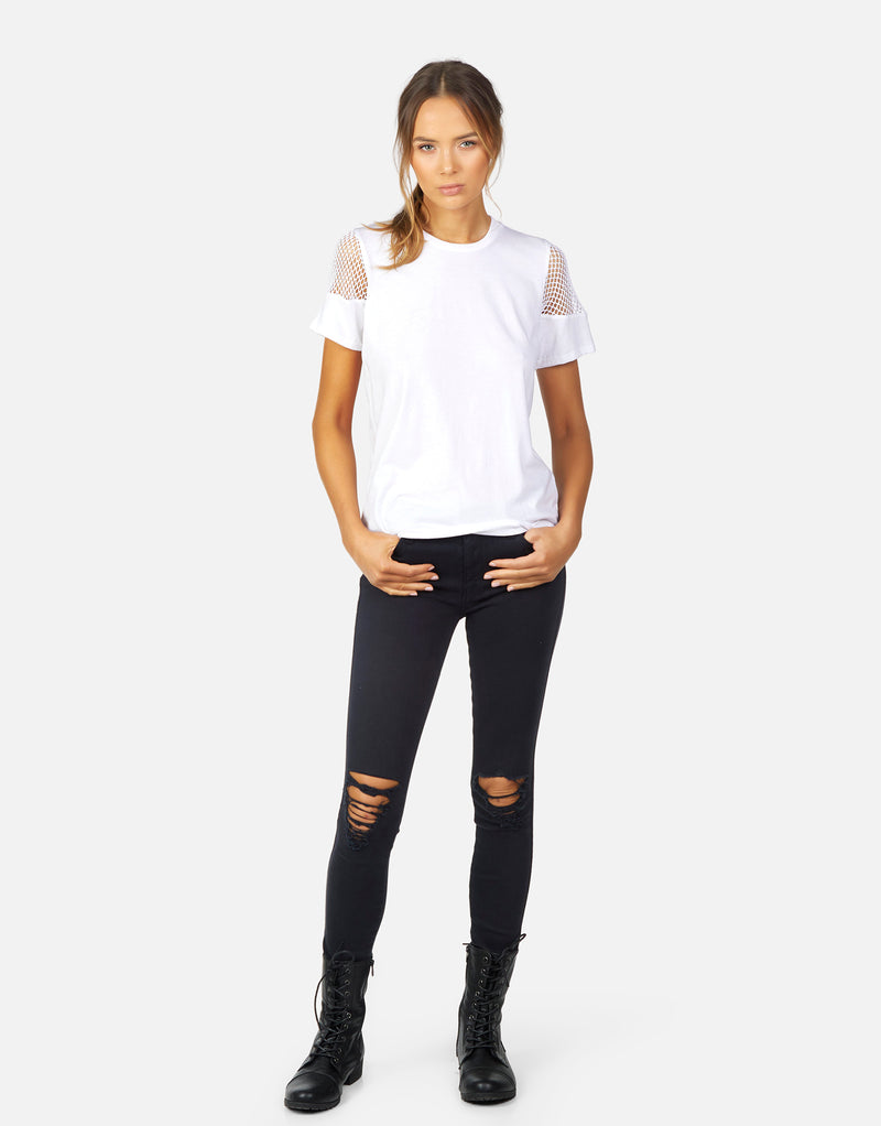 Abe Tee w/ Mesh