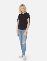 Ryland S/S Lace Up Tee