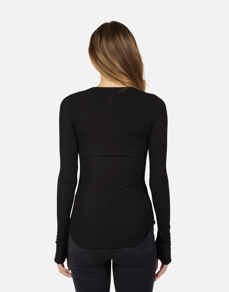 Oslo long sleeve t-shirt - Black – Tryst Stockholm