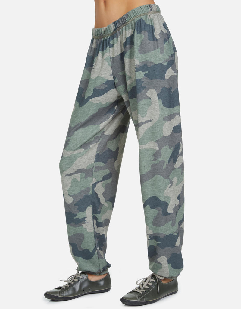 Michael Lauren Women's George LE Army Camo Sweatpant