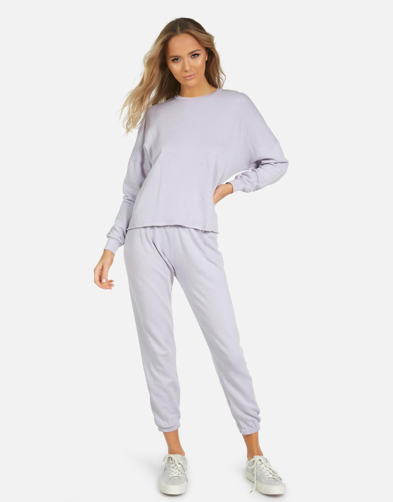 Michael Lauren Women's Nate LE Lavender Sweatpant