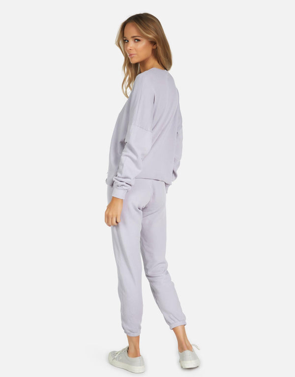 Michael Lauren Women's Nate LE Lavender Sweatpant