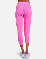 Michael Lauren Women's Nate LE Neon Pink Crop Jogger