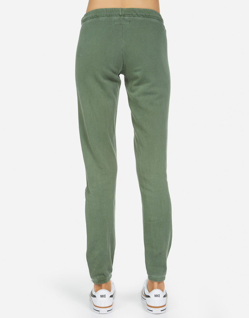 Nate Crop Sweatpant- Pigment Dye