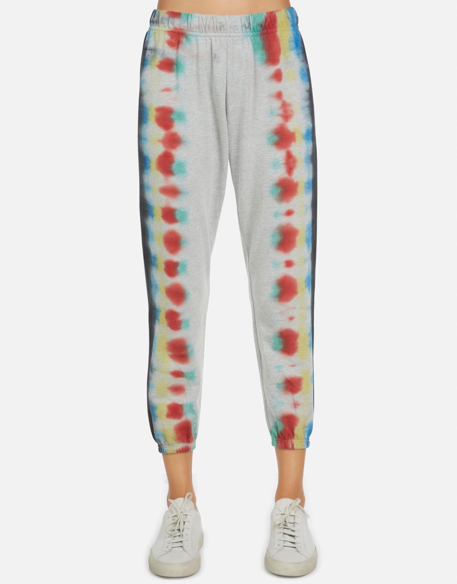 Nate LE Rainbow Stripe Crop Sweatpant – Michael Lauren