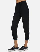 Michael Lauren Women's Nate Core Crop Sweatpant