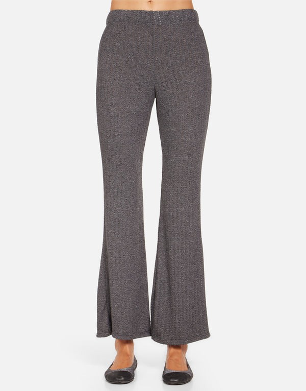 Charcoal wide leg pant