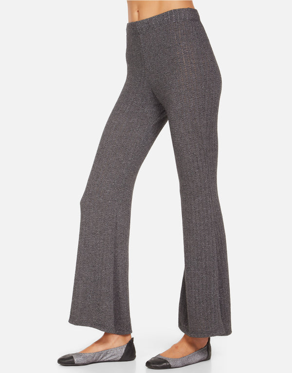 Charcoal wide leg pant