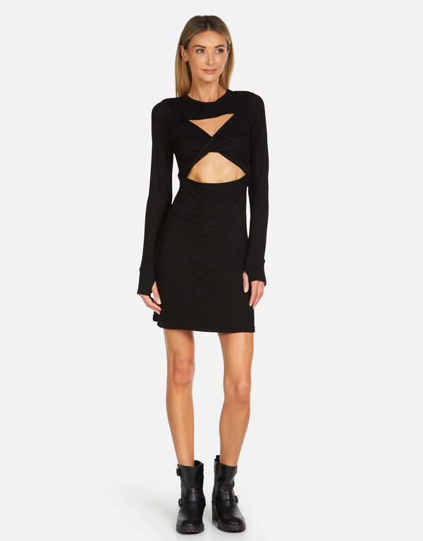 Rowdy Twisted Cut-Out Dress