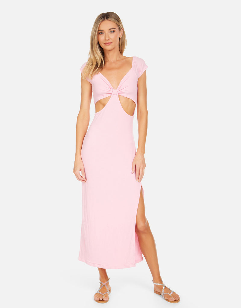 Colvin Dress w/ Side Slit Cherry Blossom / L Colvin Dress w/ Side Slit Cherry Blossom / L