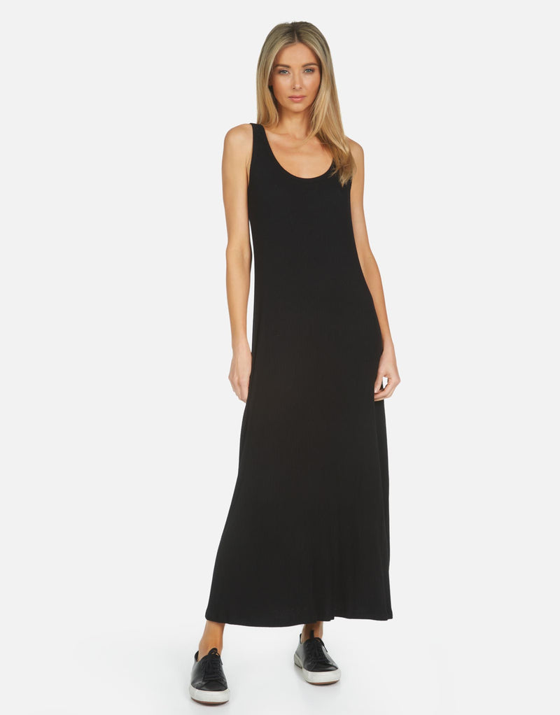 Roosevelt Raw Hem Maxi Dress