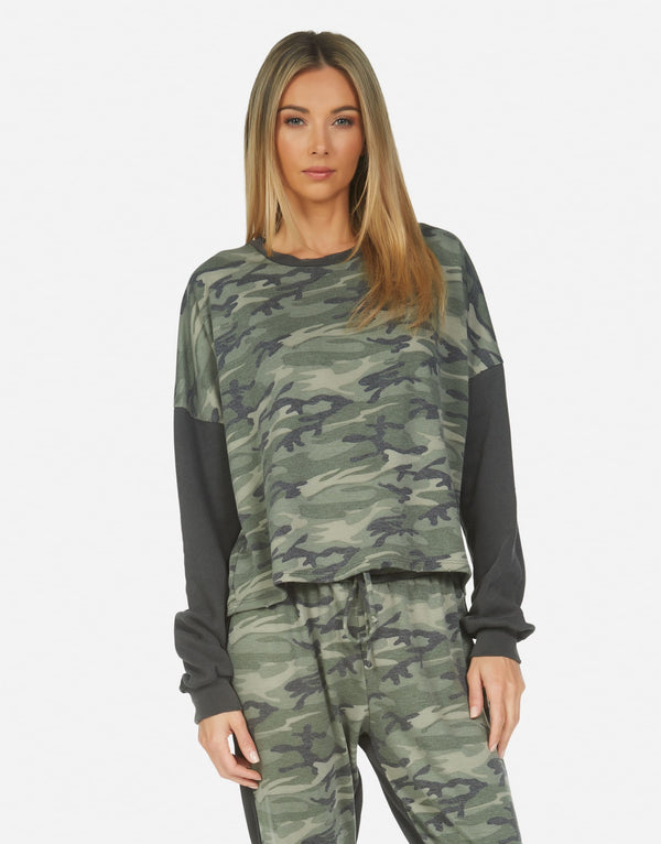 Michael Lauren Women's Seamus Crop Pullover