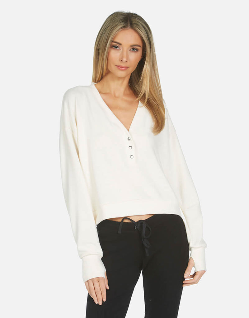Michael Lauren Women's Cassian Henley Pullover